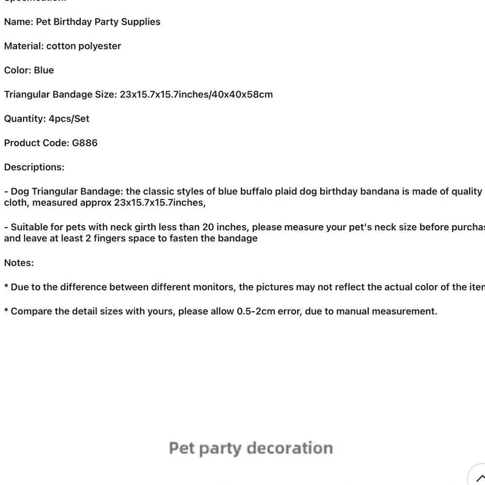 New dog birthday boy party accessories